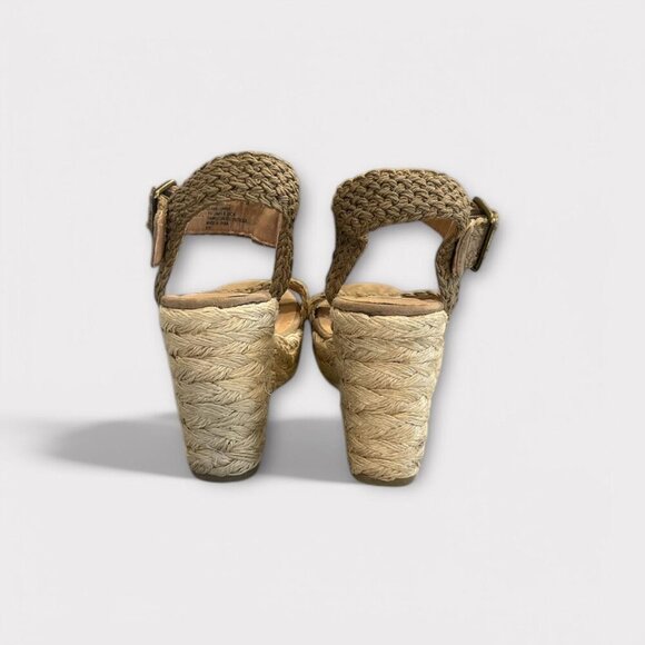 Steve Madden Woven Platform Wedge Sandals Womens Size 7.5 - Picture 3 of 4